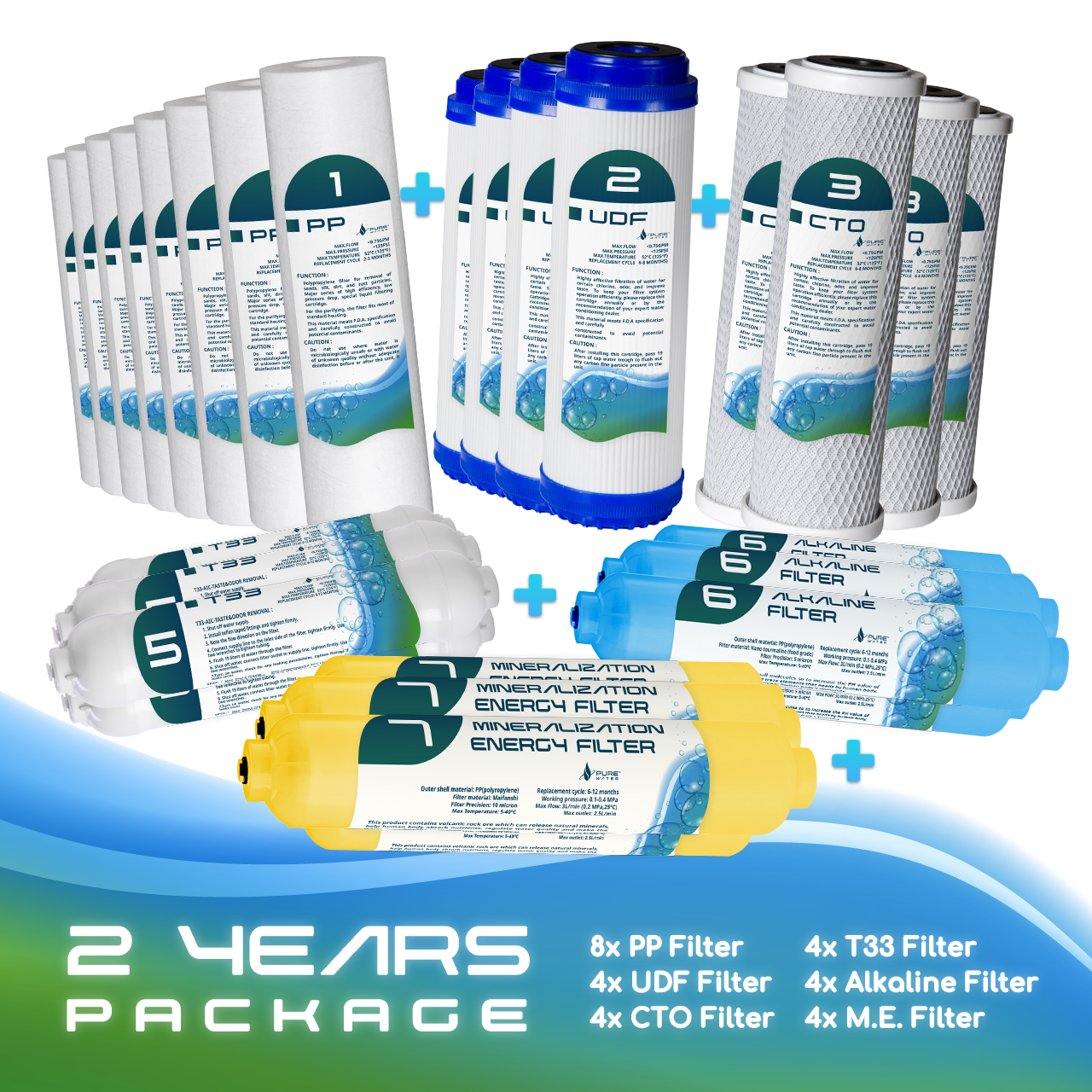 2 year Filterset Pure Water